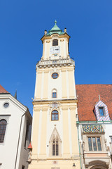 Belfry (1370) of Old Town Hall in Bratislava, Slovakia