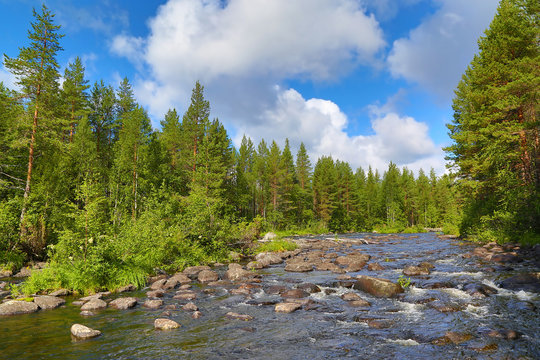 river in Karelia
