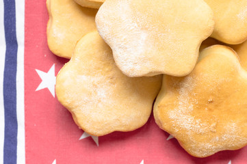Homemade cookies milk