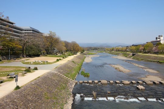 Kyoto park - Kamo river