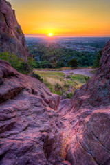 Sunrise Over Boulder, CO - 90394953