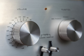 Vintage Amplifier Volume Knob