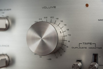Vintage Amplifier Volume Knob
