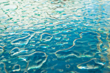blue raindrop texture
