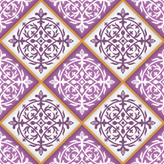 Seamless pattern from tiles.