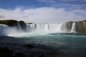 Godafoss Wasserfall. Island
