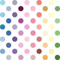 Colorful Polka Dots Background, Creative Design Templates