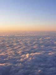 Fototapeta premium Alba vista dall'aereo