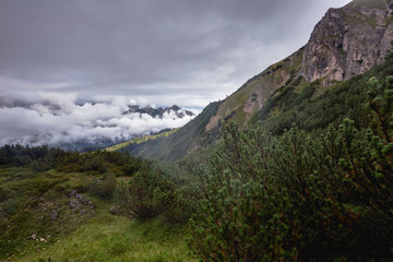 Fototapeta na wymiar Karwendel Mountain Range