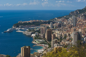 the rock the city of principaute of monaco and monte carlo in th