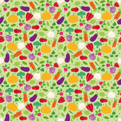 Seamless repeat vegetables