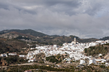 Fototapeta na wymiar Municipio de la comarca sierra de las Nieves, Yunquera, Málaga