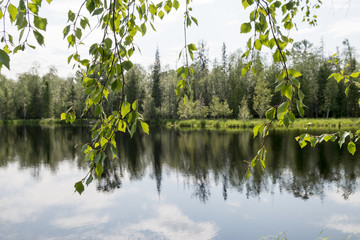 Obraz premium Scenic landscape of nature in Siberia