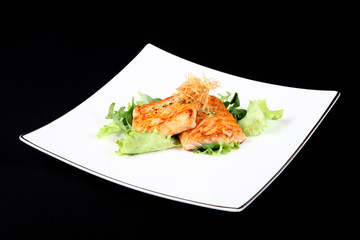 grilled salmon