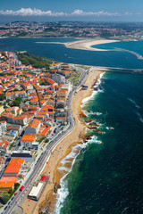 Obraz premium Porto city aerial view