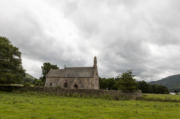 Obraz premium St Begas Church, Bassenthwaite, English Lake District, Cumbria, England, UK.
