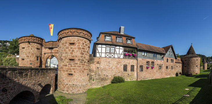 old city wall in Buedingen