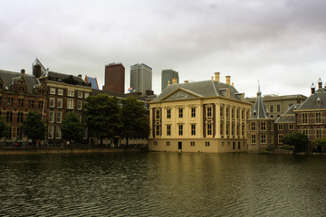 The Binnenhof in the city centre of The Hague,