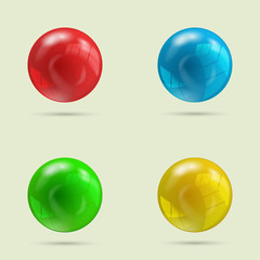 Collection of four balls