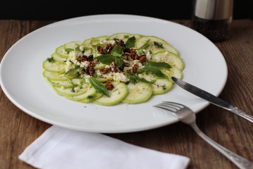 Zucchini Carpacio
