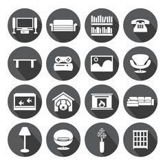 Living room icon Set