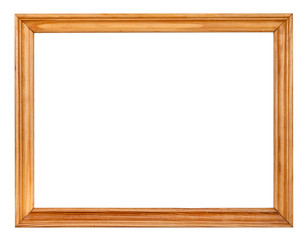vintage simple narrow wooden picture frame - obrazy, fototapety, plakaty