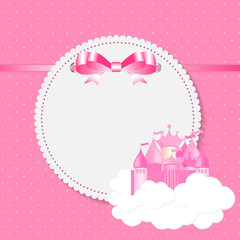 Little Princess Background Vector Illustration