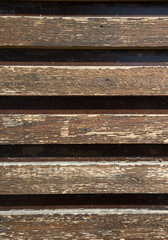 Background of the old of wooden laths