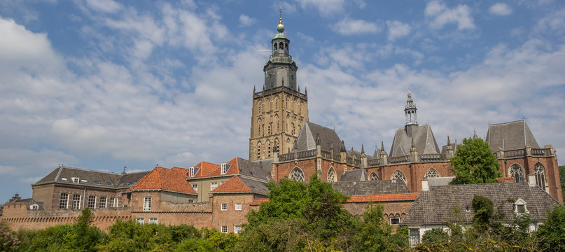 Panorama of the historical center of Zutphen