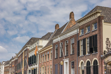 Facades of old houses in Zutphen