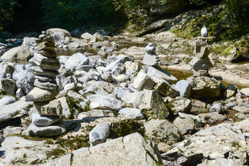 River Breggia at Bruzella on Muggio valley