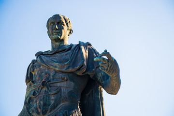 Fototapeta na wymiar Caesar's statue