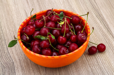 Cherry in the bowl