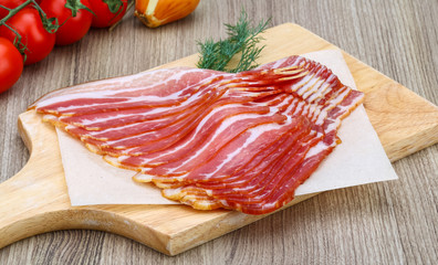 Sliced bacon
