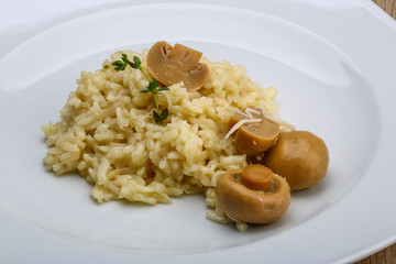 Risotto with mushroom