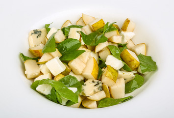Pear and cheese salad