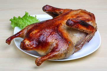 Roasted duck