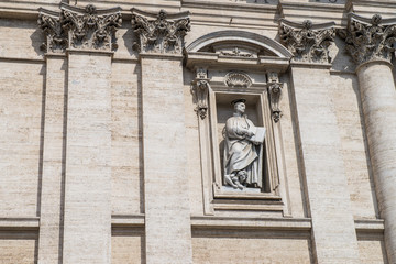 Statue detail in Rome