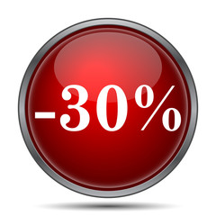 30 percent discount icon