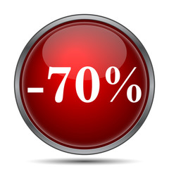 70 percent discount icon