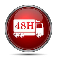 48H delivery truck icon