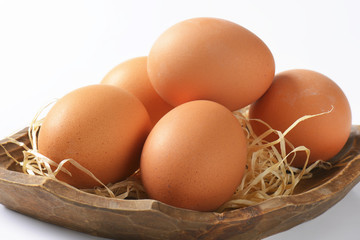 brown eggs