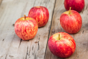 Red Apples Fresh Lime Green.