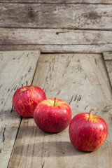 Red Apples Fresh Lime Green.