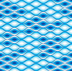 The geometric pattern. Seamless vector background. Blue texture.