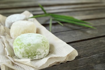 Mochi japanese dessert