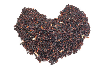 rice berry on white background
