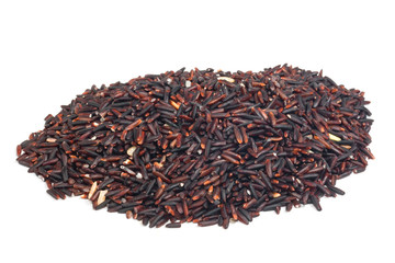 rice berry on white background
