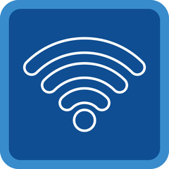 Wifi vector icon line