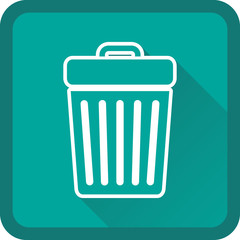 Delete vector icon line